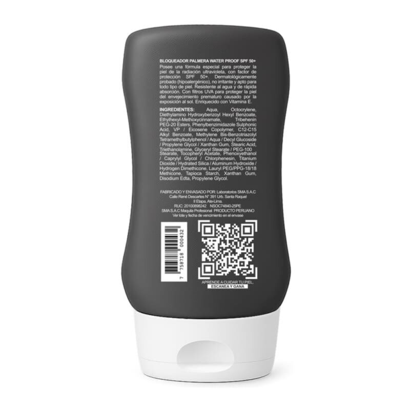bloqueador solar spf 50 110ml palmera