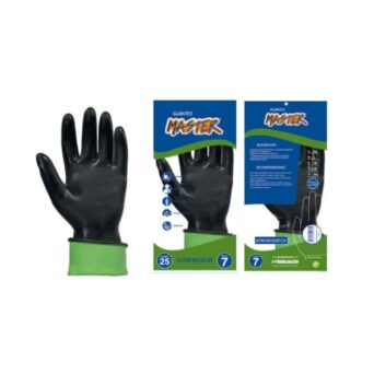 GUANTES DE JEBE CALIBRE 25 MASTER