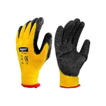 GUANTES MULTIFLEX LATEX CORRUGADO COLOR AMARILLO