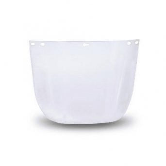 PACK X6 / VISOR POLICARBONATO CLARO 8"X15 1/2"X0.8 MM F/ALUMINIO
