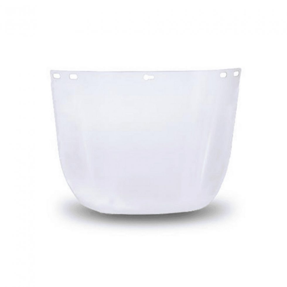 pack x6 / visor policarbonato claro 8"x15 1/2"x0.8 mm f/aluminio