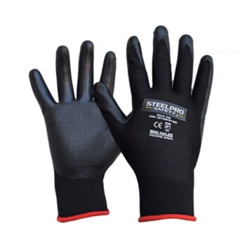 GUANTES MULTIFLEX POLIÉSTER PALMA PU STEELPRO