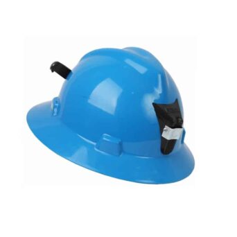 CASCO TRIDENTE TIPO SOMBRERO CON PORTALAMPARA