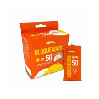 Bloqueador Solar SPF50 Sachet x 20 Und de 10 gr Palmera