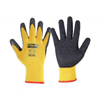 GUANTE MULTIFLEX LÁTEX CORRUGADO STEELPRO