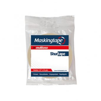 Cinta Masking Tape Shurtape Multiuso (Embolsado)
