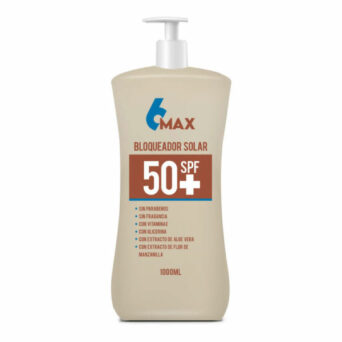 Bloqueador Solar 6MAX SPF 50+ 1 Litro Palmera