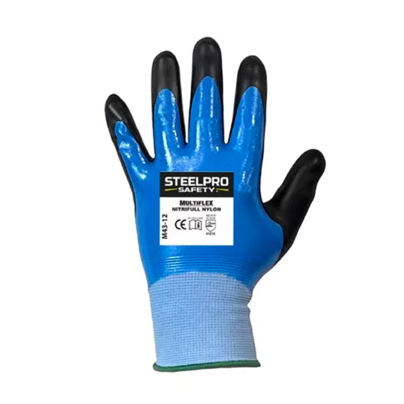 Guante de Nylon con Recubrimiento Total de Nitrilo STEELPRO